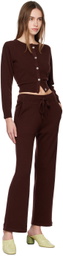 The Elder Statesman Red Classic Lounge Pants