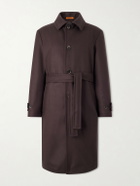 Barena - Belted Wool-Blend Coat - Brown