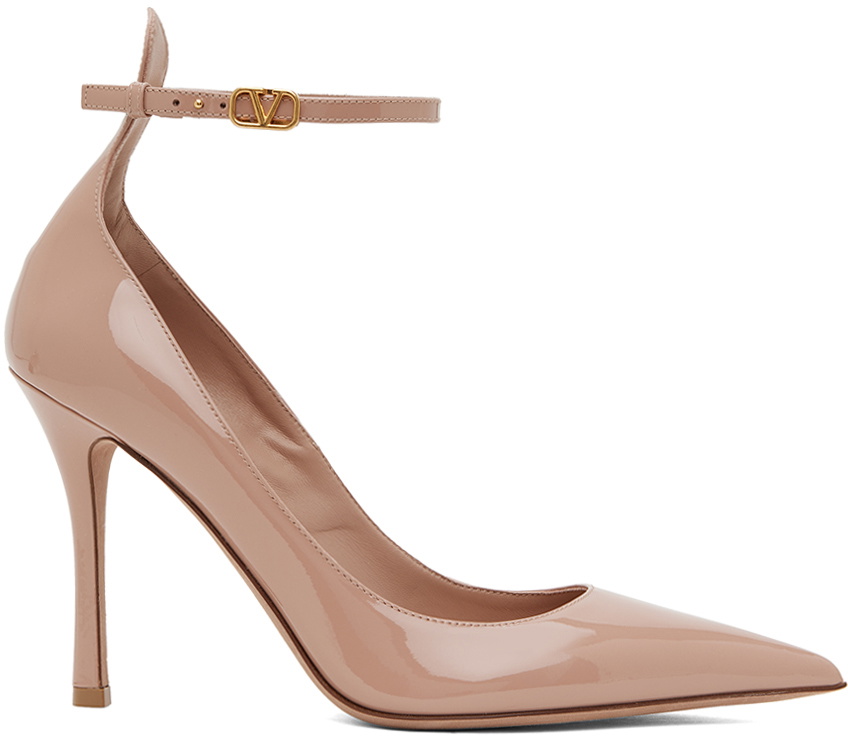 Valentino Garavani Beige Tan-Go 100 Heels Valentino Garavani