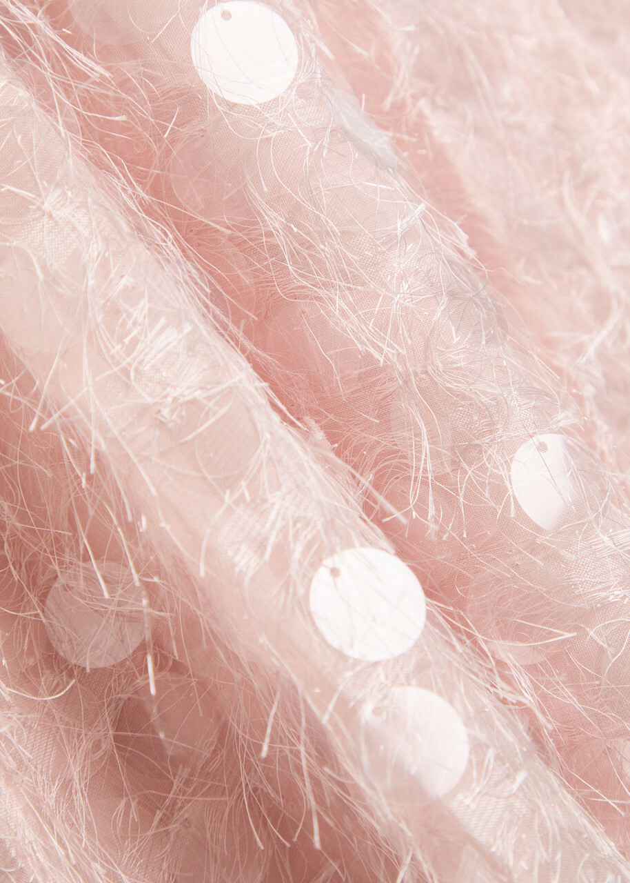 Sister Jane Teese Embellished Voile top Light Pink