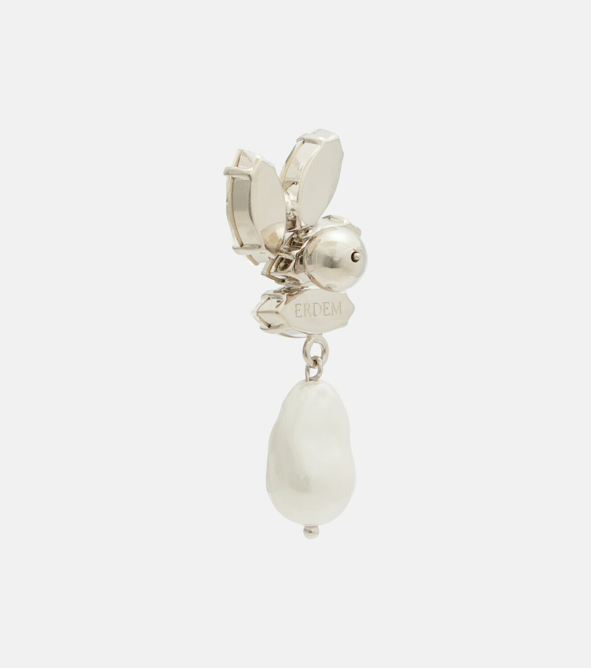 Erdem Embellished faux-pearl drop earrings