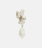 Erdem Embellished faux-pearl drop earrings