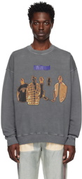 Diesel Gray S-MART-E9 Sweatshirt