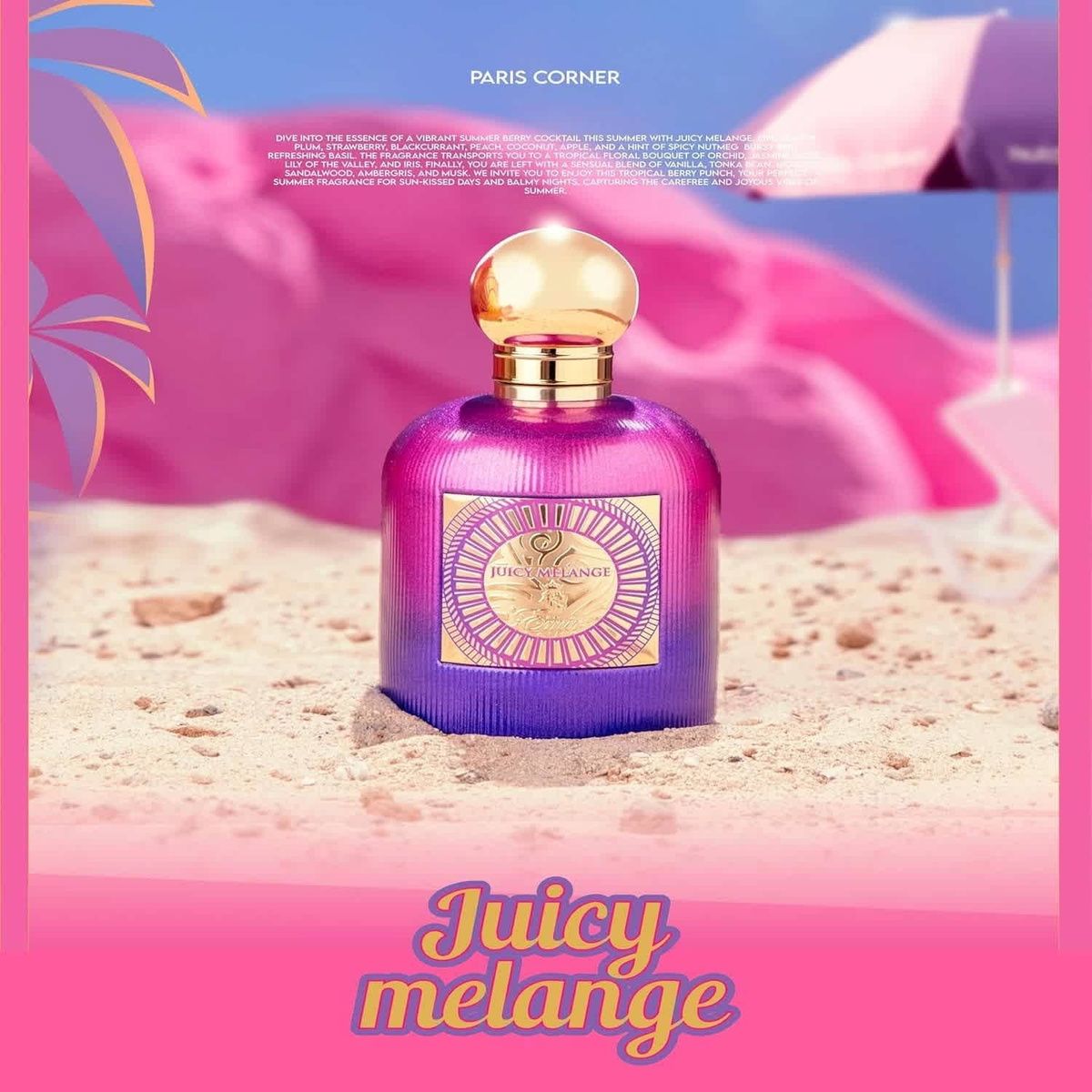 Paris Corner Unisex Juicy Melange EDP Spray 3.38 oz Fragrances 6298141924505
