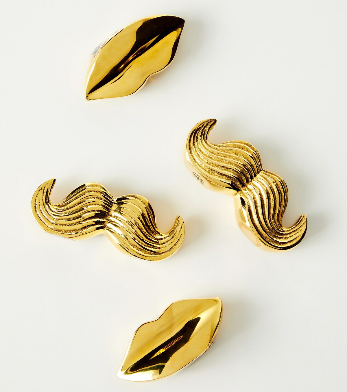 Jonathan Adler Mr. & Mrs. Muse set of 4 place card holders