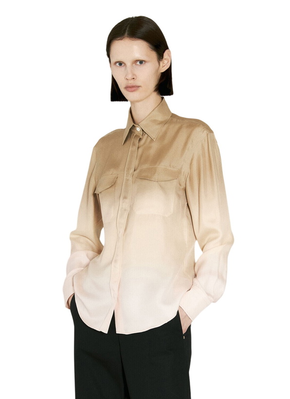 Photo: Prada Ombre Silk Shirt