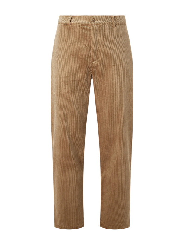 Photo: De Bonne Facture - Straight-Leg Cotton-Corduroy Suit Trousers - Neutrals