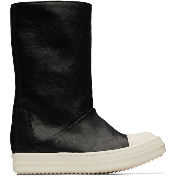 Photo: Rick Owens Black Tower Sneakwader Boots