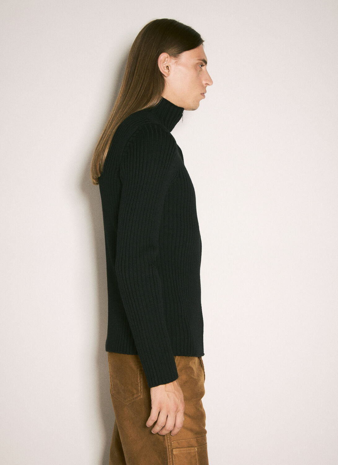 即購入OK PRADA FW2017 Ribbed Cardigan Prada ribbed-knit Wool Cardigan | Blue | FARFETCH