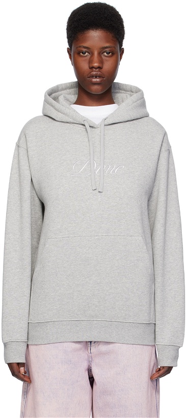 Photo: Dime Gray Embroidered Hoodie