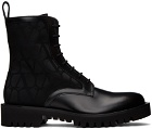 Valentino Garavani Black Iconographe Boots