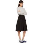 Sara Lanzi Grey Alpaca Sweater