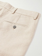 Club Monaco - Summer Straight-Leg Linen Suit Trousers - Neutrals