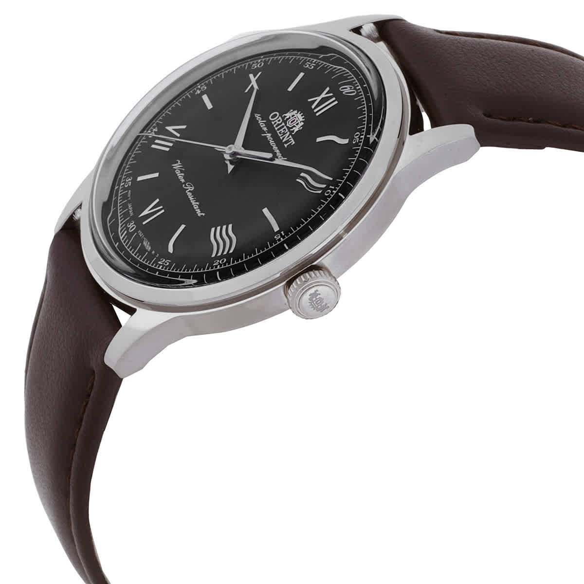 Orient Classic Solar-Powered Black Dial Watch RA-WK0004L10B