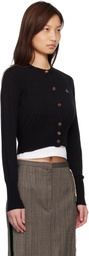 Vivienne Westwood Black Bea Cropped Cardigan