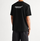 Undercover - Printed Cotton-Jersey T-Shirt - Black