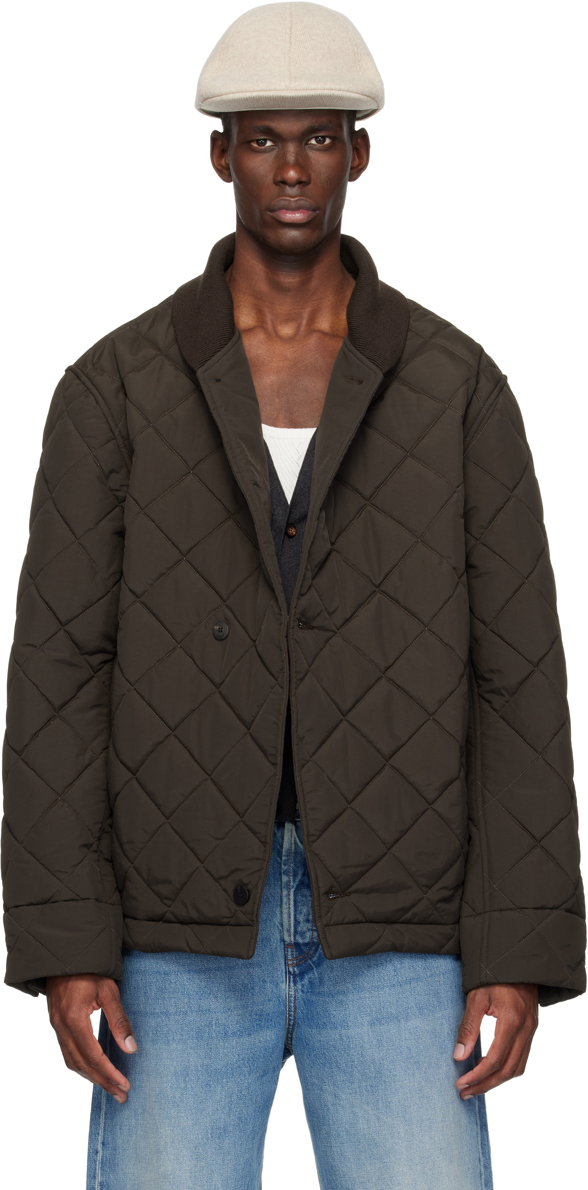 新品未使用品　JACQUEMUS LE PAPIER ジャケット サイズ46 Jacquemus Purple Le Papier 'La Veste Piloni' Shearling Jacket