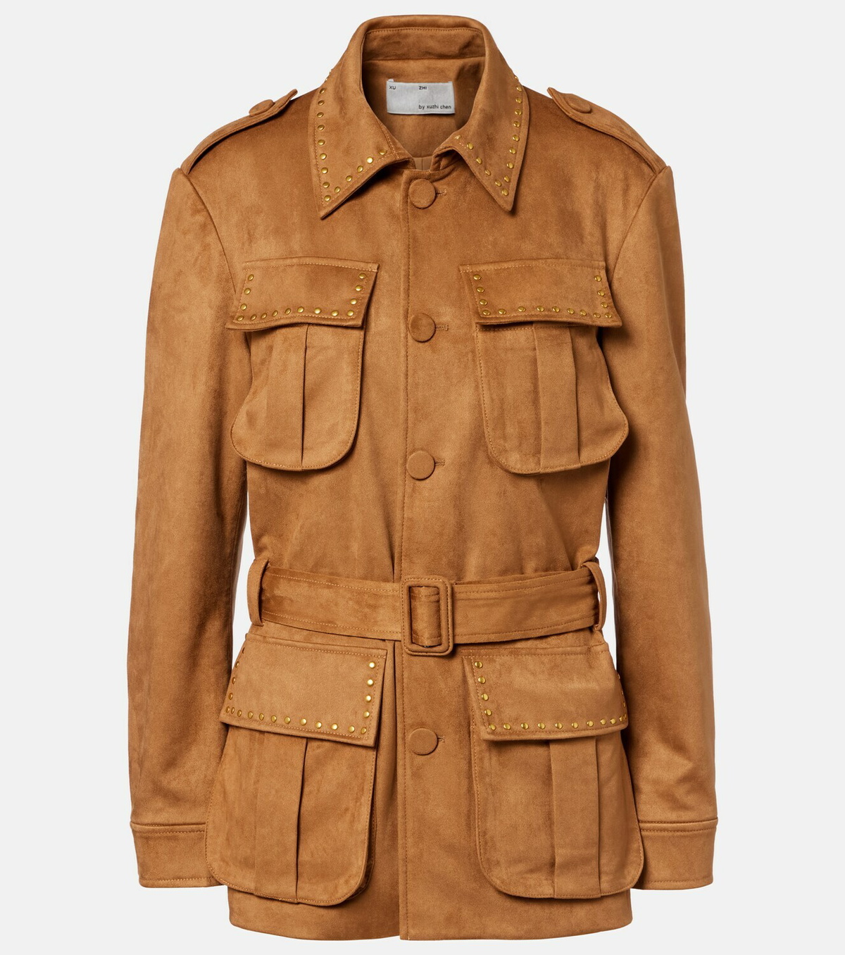 Xu Zhi Studded belted field jacket