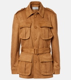Xu Zhi Studded belted field jacket