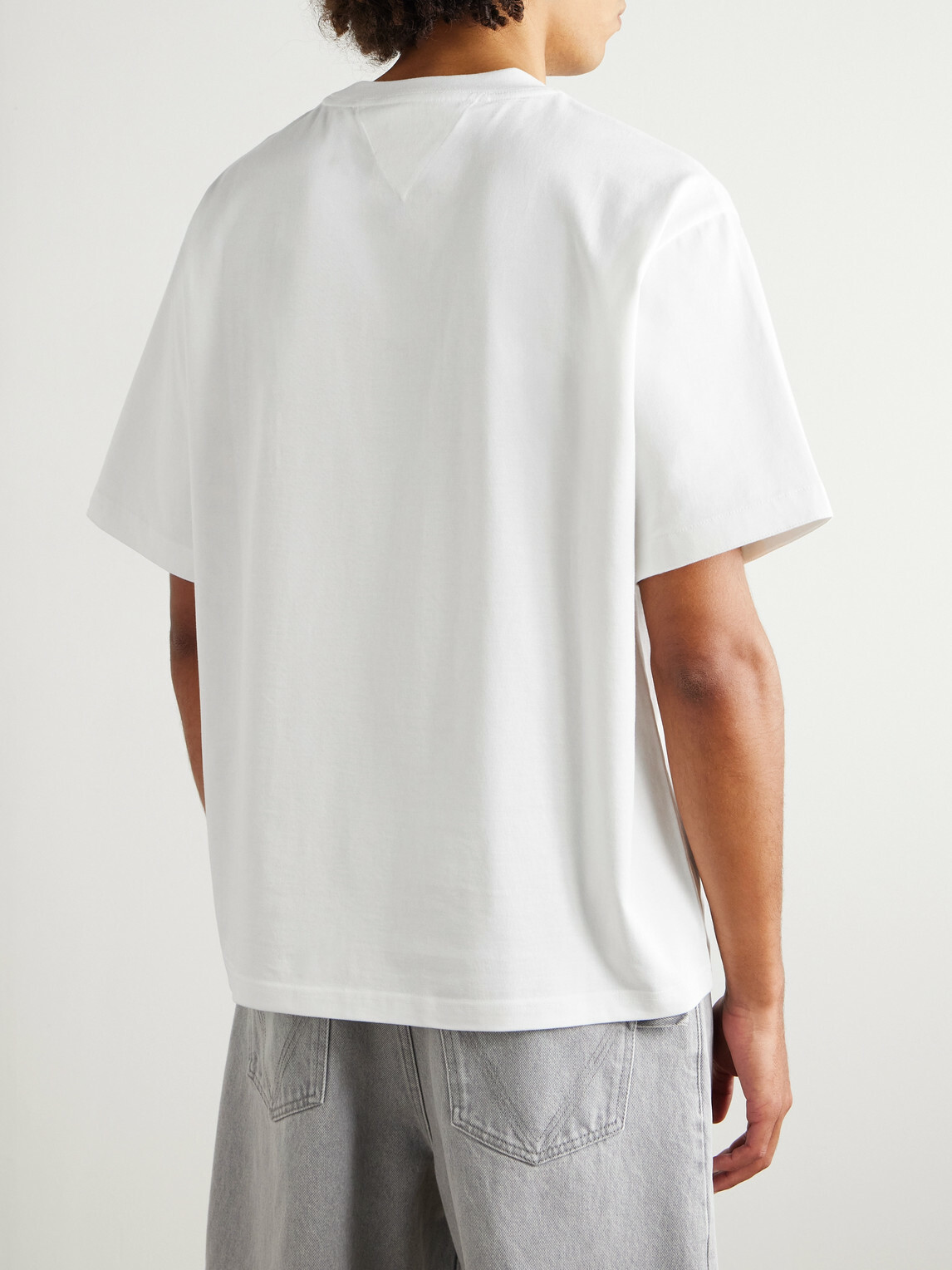 Bottega Veneta - Oversized Printed Cotton-Jersey T-Shirt - White