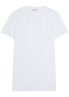Brunello Cucinelli Crew-neck Stretch-cotton T-shirt White