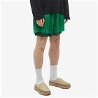 s.k manor hill Men's Reversible Mesh Ball Shorts in Kelly Green/Forest Green
