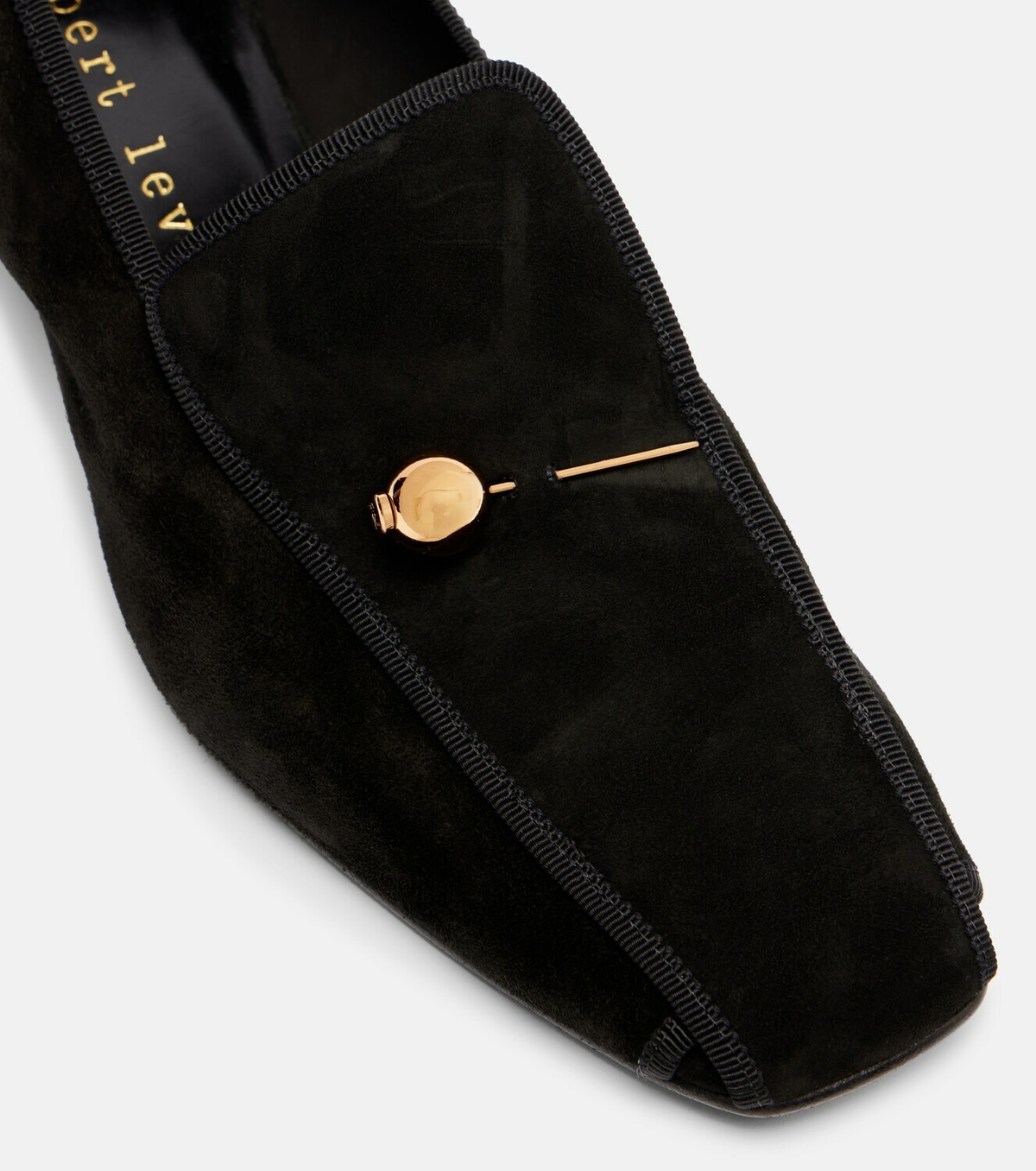 Herbert Levine Showtime suede loafer pumps