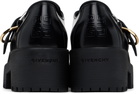 Givenchy Black Voyou Monk Loafers