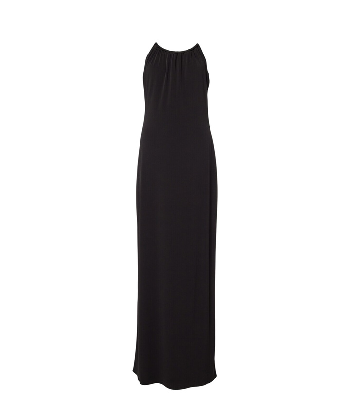 Photo: Coperni Logo Necklace embellished halterneck gown