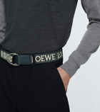 Loewe - Logo leather belt