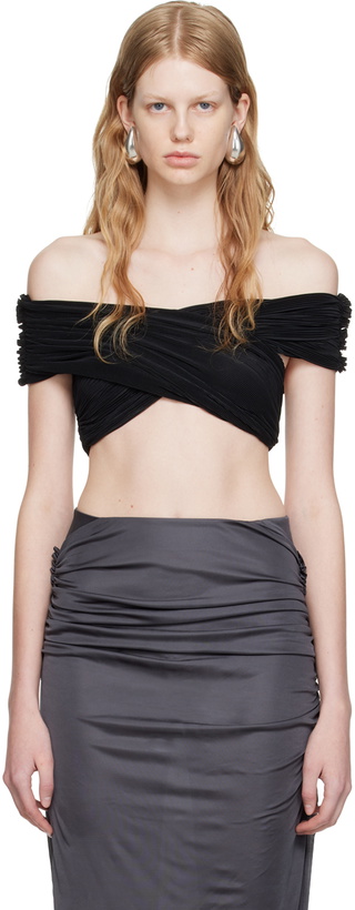 Photo: Atlein Black Pleated Camisole