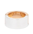 Bottega Veneta - Sterling Silver and Gold-Plated Ring - Silver