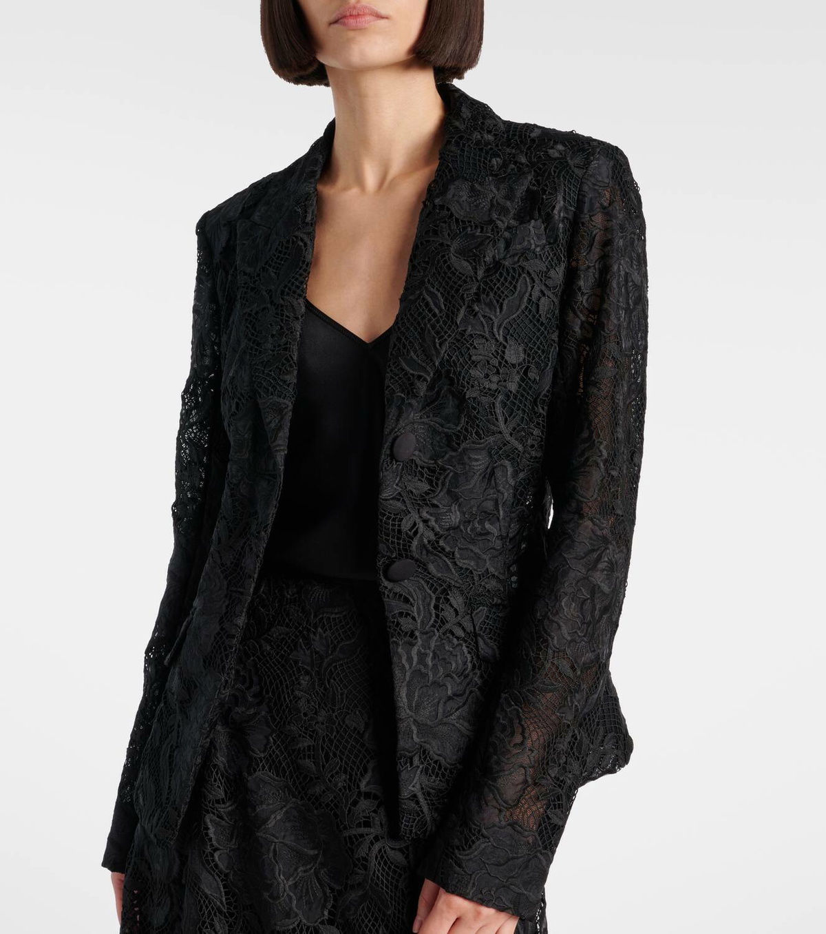 Erdem Floral lace blazer