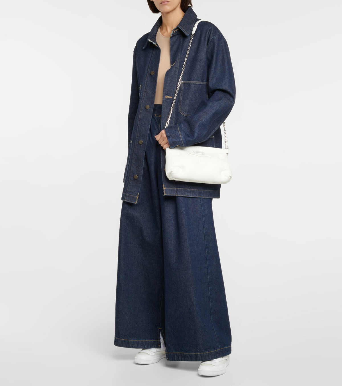 Maison Margiela - Pleated wide-leg jeans Maison Margiela