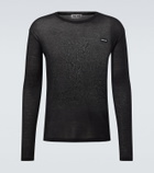 Miu Miu Logo cotton jersey T-shirt