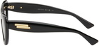 Bottega Veneta Black Bombe Cat Eye Sunglasses