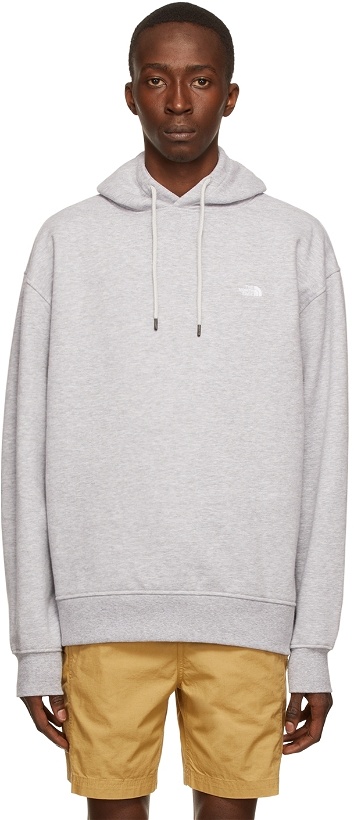 Photo: The North Face Grey Cotton Hoodie