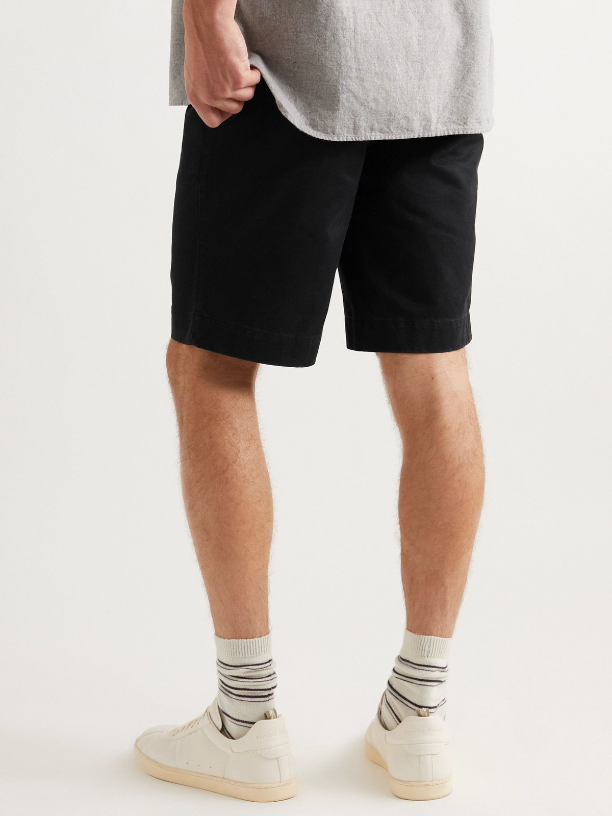 OFFICINE GÉNÉRALE Fisherman Cotton-Twill Shorts for Men