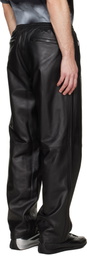 Y-3 Black A-Type Firebird Leather Pants