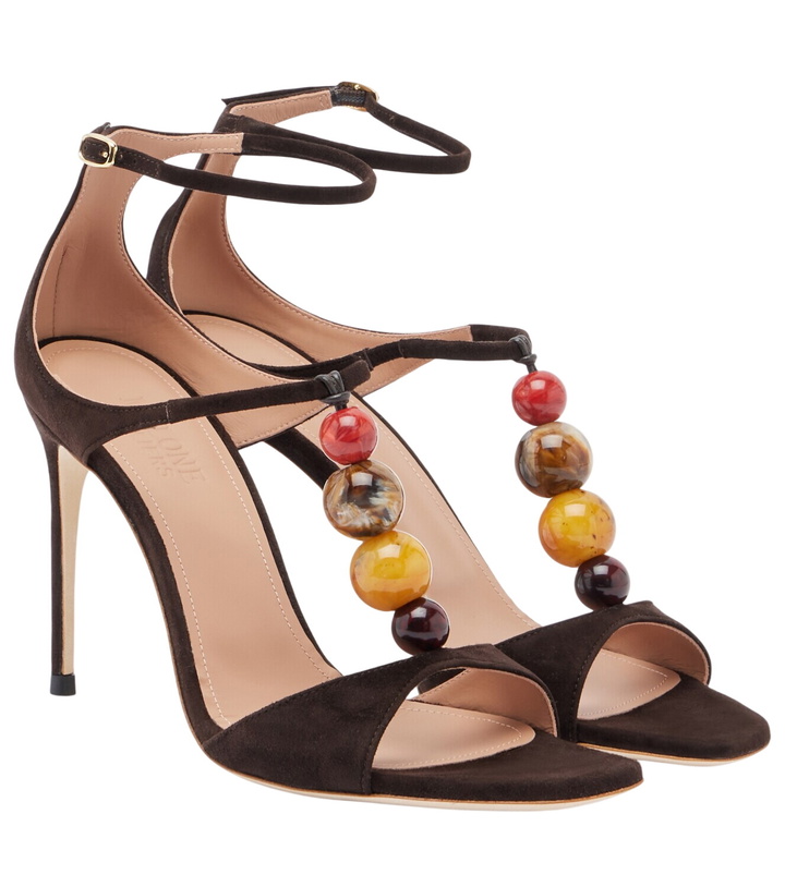 Photo: Malone Souliers Lena beaded suede sandals