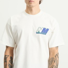 Napapijri Men's x Martine Rose Logo T-Shirt in White Whisper