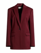 Dries Van Noten Womens Blazer Burgundy