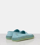 Loewe Paula's Ibiza Rio suede slip-on shoes