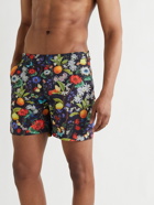 ORLEBAR BROWN - Standard Mid-Length Printed Swim Shorts - Blue