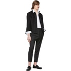 Hugo Black Pinstripe Extra Slim Harly Trousers