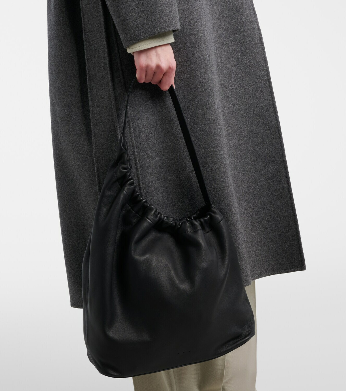 Aesther Ekme Demi Lune Cloud Medium leather shoulder bag