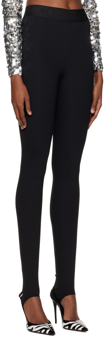 Dolce & Gabbana Green Nylon Slim Fit Leggings Pants main image 1