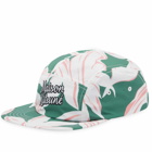 Maison Kitsuné Men's Flowers 5P Cap in Multico Design