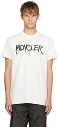 Moncler White Printed T-Shirt