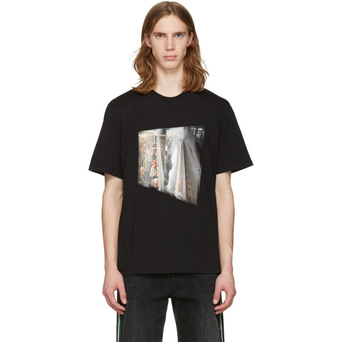 Photo: MSGM Black Surveillance Camera T-Shirt